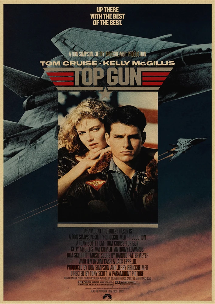 Постер из фильма пистолет украшение для дома крафт бумаги наклейки на