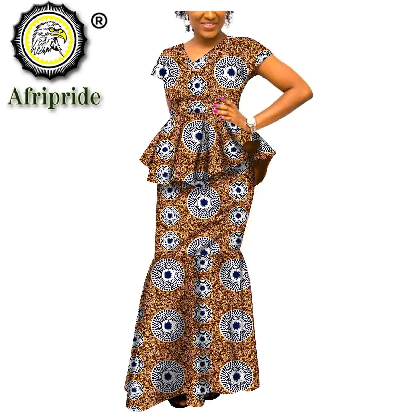 2020 африканские платья для женщин Дашики AFRIPRIDE с принтом Анкары повседневное