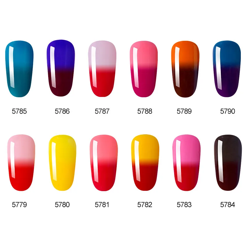 УФ Гель лак для ногтей Modelones цветной красный выдерживает температуру|long lasting nail|uv