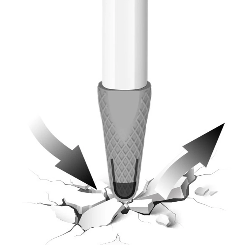 Фото Мягкий чехол для Apple Pencil 2nd, силиконовый чехол-держатель для стилуса, совместимый с iPad Pencil 2, защитный чехол для планшета №2