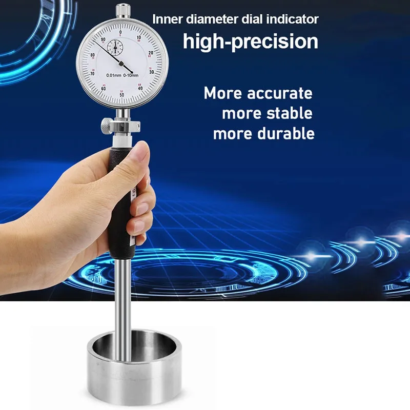 

Inner Diameter Scale 0.01mm Precision Disc Hole Gauge Center Ring Indicator Micrometer Measuring Tool Inner Diameter Scale