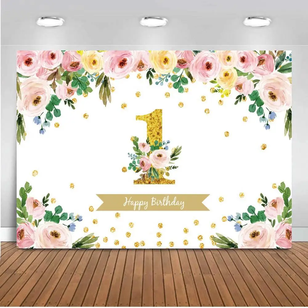 

Wild One Backdrop Rose Gold Flower Girl Birthday Party Background Photography Bohemia Dreamcatcher Dessert Table Decorate Props