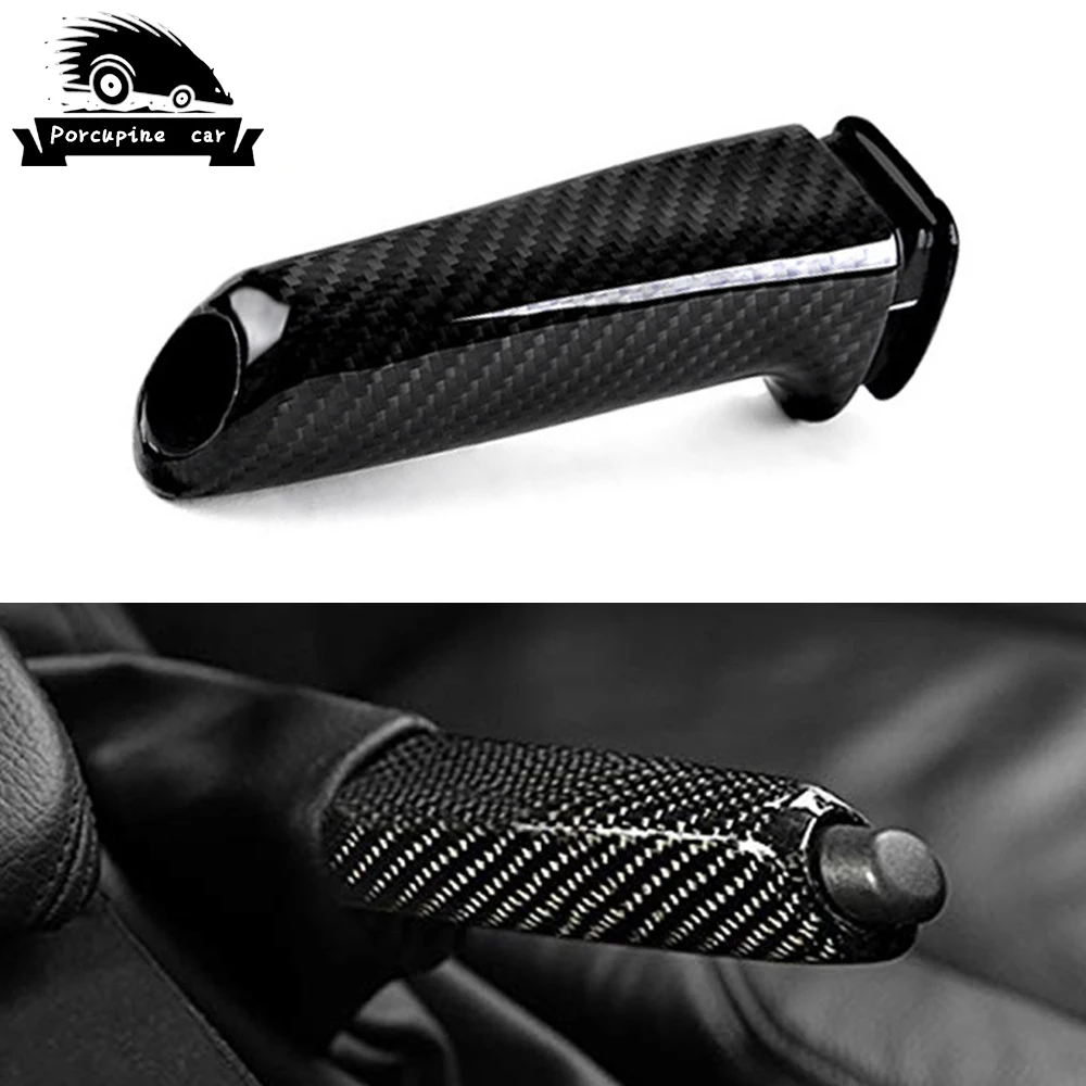

Автомобильные накладки на ручные тормоза из углеродного волокна, интерьер для BMW 1 2 3 4 серии E46 E90 E92 E60 E39 F30 F34 F10 F20, аксессуары