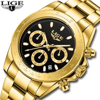 lige 2022 new mens watches quartz business waterproof watch man watches top brand luxury wristwatch men chronograph reloj hombre