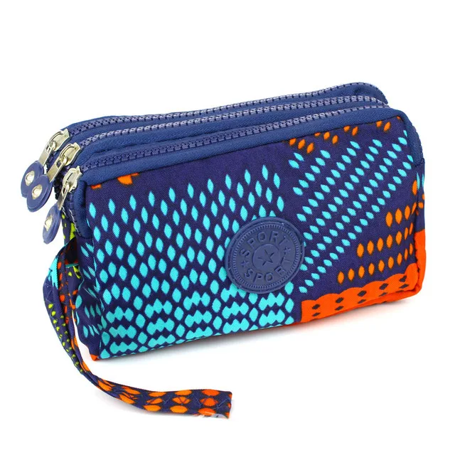 Модные женские бумажники тканевый холщовый кошелек на молнии Карманный Кошелек
