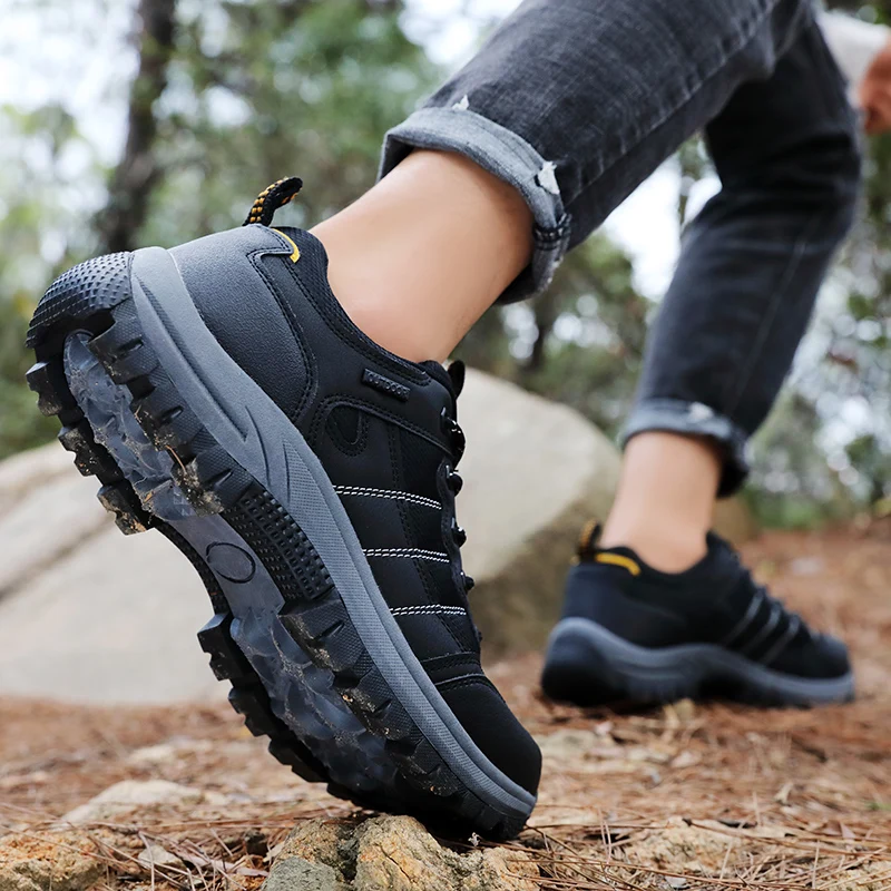 

Spring and Summer Men Mountain Shoes with Wear-resistant Hiking Shoes Mens Comfortable Outdoor Hiking Sports Shoes Large 39-46