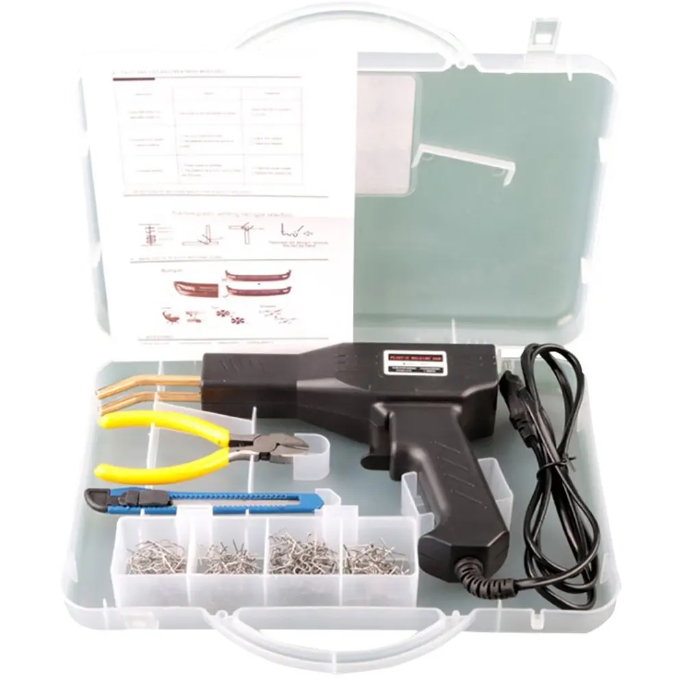 

Car Bumper Repair Plastic Welder Garage Tool PVC Car Bumper Stainless Steel Repair Plastic Welding Machine
