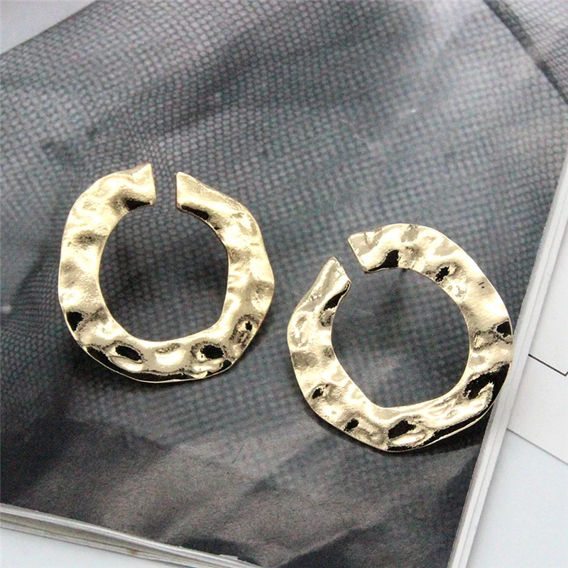 Модные серьги с 2020 большой геометрический круглые для женщин Висячие в форме