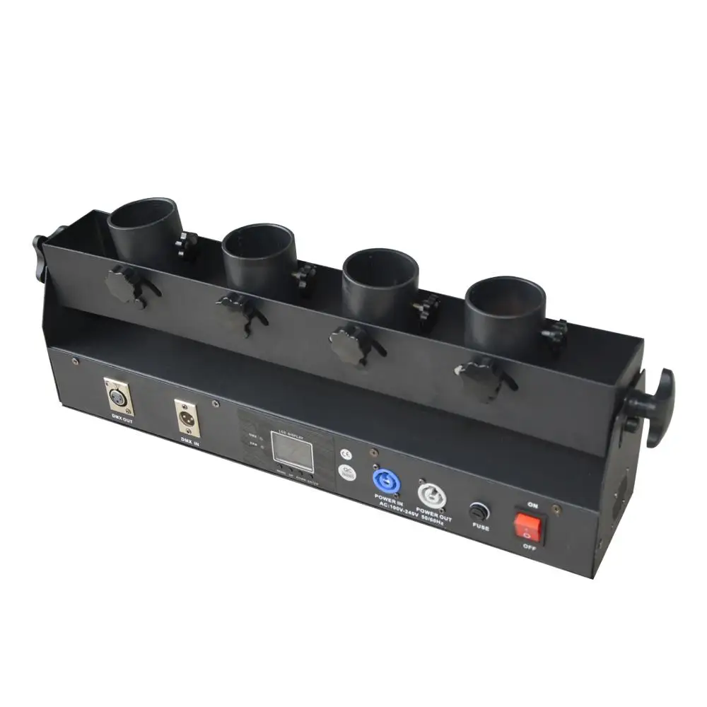 2PCS/ Remote 4-head Electronic fireworks Machine/ salute machine dmx12 professional stage special effects | Лампы и освещение