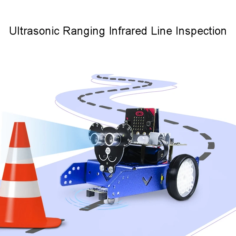 

Chassis XIAOR GEEK Programming Education Robot Smart Car Kit Entry Level Programming for Kids