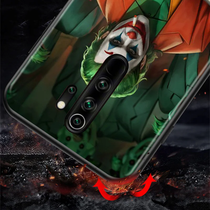 

Cool Crazy Joker Black Cover For Xiaomi Redmi 10X 9I 9C 9A 9 GO K30 Ultra K20 8A 8 7A 7 S2 6 Pro 5G Phone Case