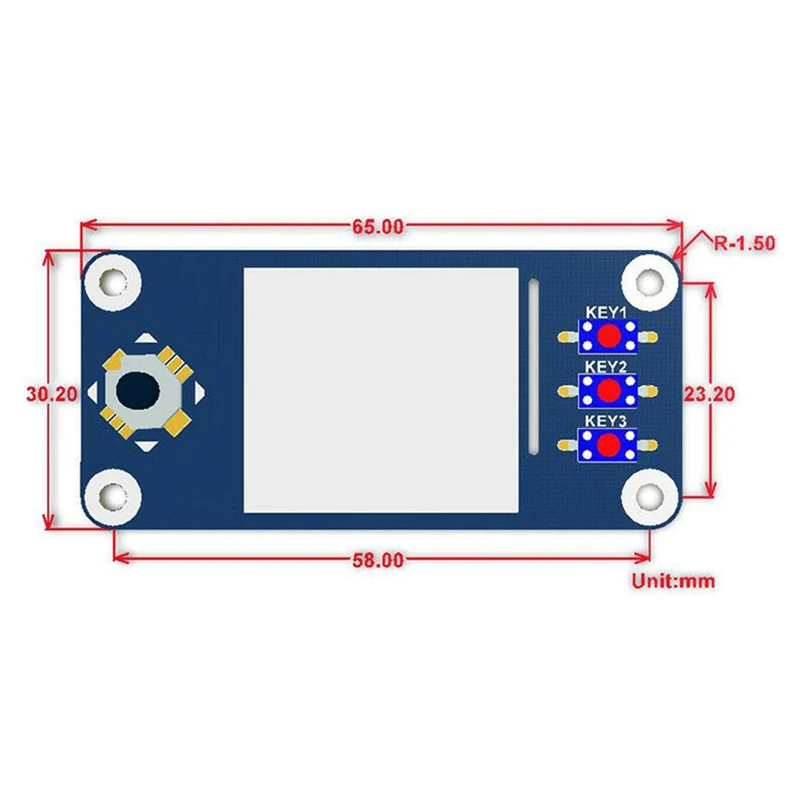 Waveshare 1 3 дюймов IPS ЖК-дисплей шляпа для Raspberry Pi Zero/Zero с Zero WH/2B/3B/3B +/4B 240X240 пикселей SPI