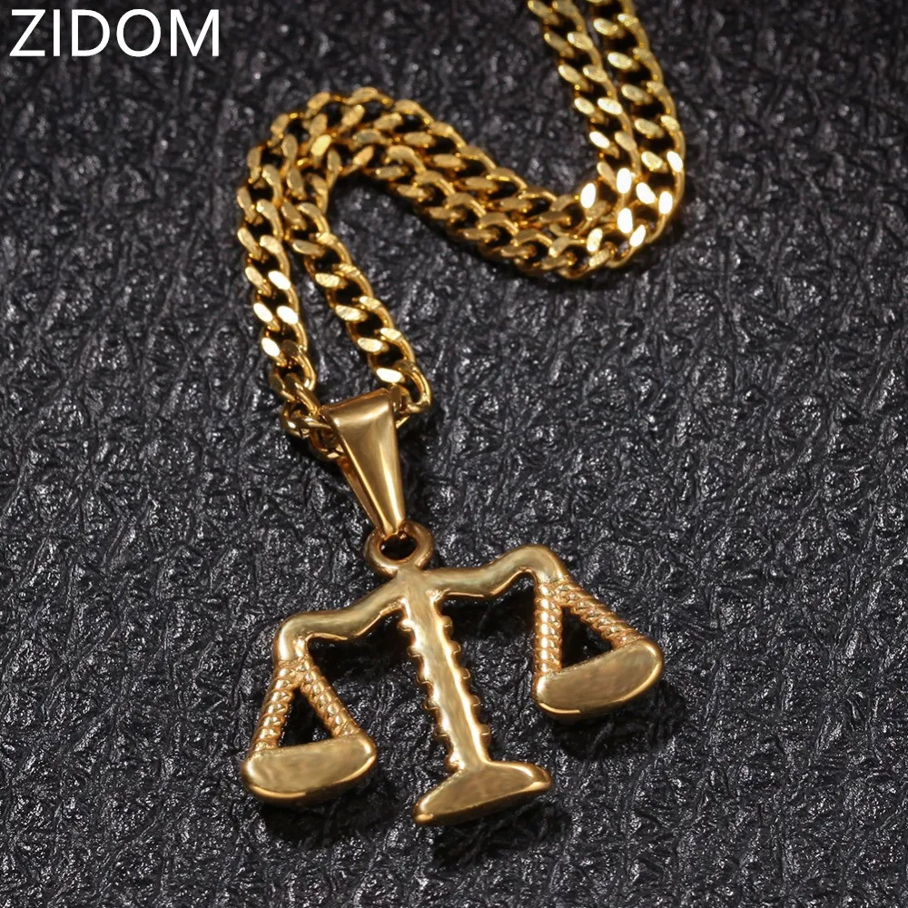 Мужские хип-хоп весы в форме подвески из нержавеющей стали модные женские