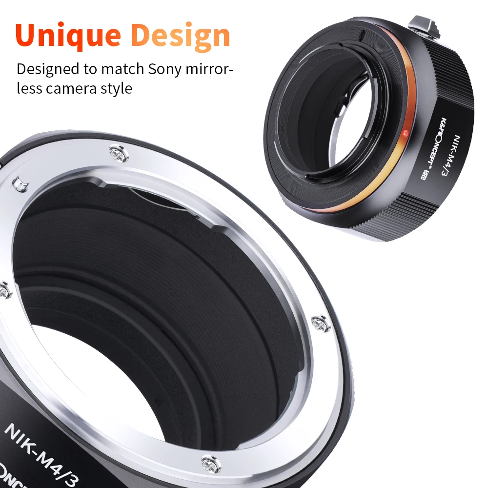 K &amp F Concept адаптер для камеры Nikon AI Крепление объектива к Micro Four Thirds MFT M4/3 с матовым
