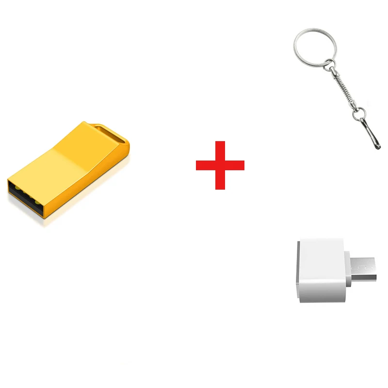 free micro adapter Бесплатный Логотип по заказу мини USB 3,0 памяти Водонепроницаемый USB флэш-накопитель 128 ГБ U диск ключа флэш-накопитель 64 ГБ 32 ГБ оперативной памяти, 16 Гб встроенной памяти, 8 Гб флэш-накопитель - Цвет: free micro adapter
