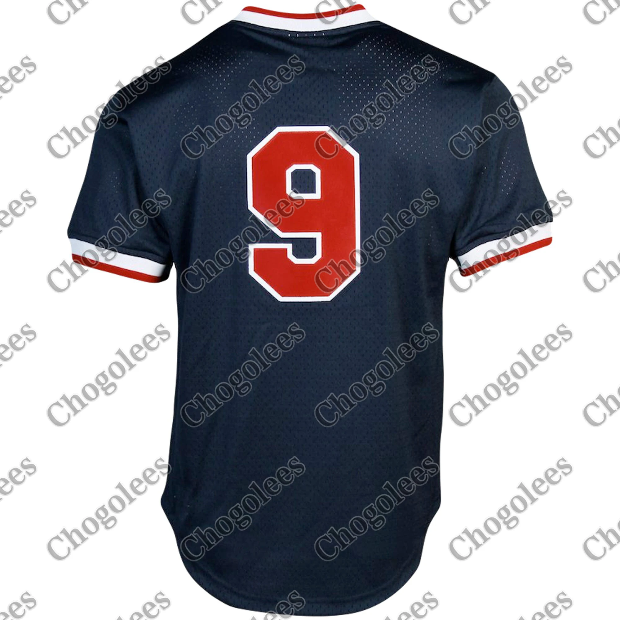 

Baseball Jersey Ted Williams Boston Mitchell & Ness Cooperstown Collection Big & Tall Mesh Batting Practice Jersey - Navy