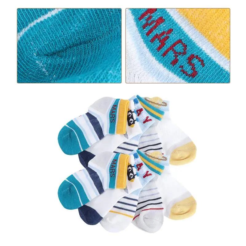 

5Pairs Mesh Breathable Summer Socks Summer Mesh Socks Baby Socks Cotton Socks for Home Summer Baby