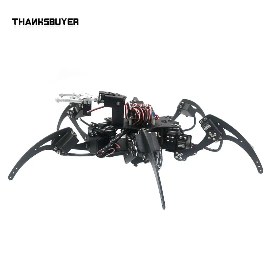 20DOF Комплект алюминиевых гексаподов робот пауков с 20 сервоприводами и платой