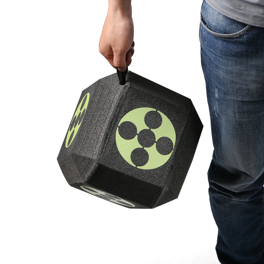 Большой 3D куб многоразового использования стрельба из лука цель Охота Лук костюм