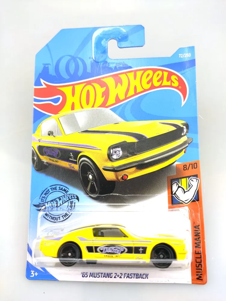 72yellow-2019 Hot Wheels 1: 64 Автомобиль NO.43-83 Ауди Хонда форта Шеви Додж металлическая литая модель автомобиля детские игрушки подарок - Цвет: 72yellow-2019