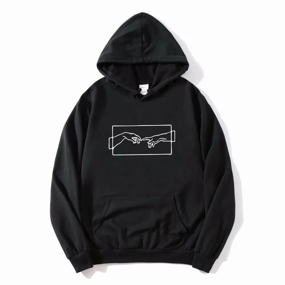 

Fashion winter Sweatshirts Hoodie kawaii Pullover Jumper Outfits tumblr gothic aesthetic harajuku tops plus size drop ship