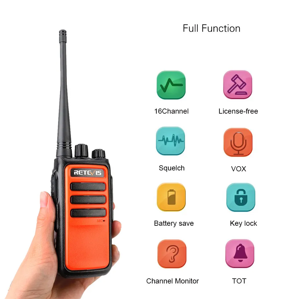 Рация Retevis RT666/RT66 2 шт. УВЧ PMR 446 VOX зарядка через USB | Мобильные телефоны и аксессуары