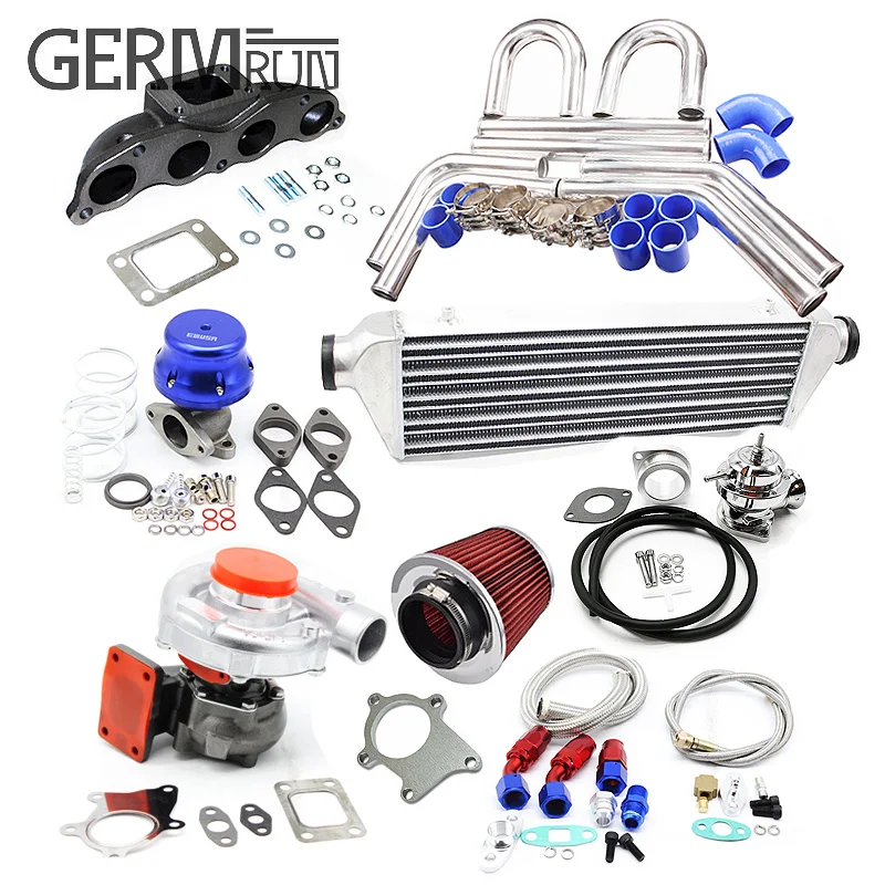 

Kit de Turbo T3/T4 apto para 06-11 Hond @ civil * c Si K20Z3 FG2 Acco Brands * rd TSX CRV FMIC WG BOV colector