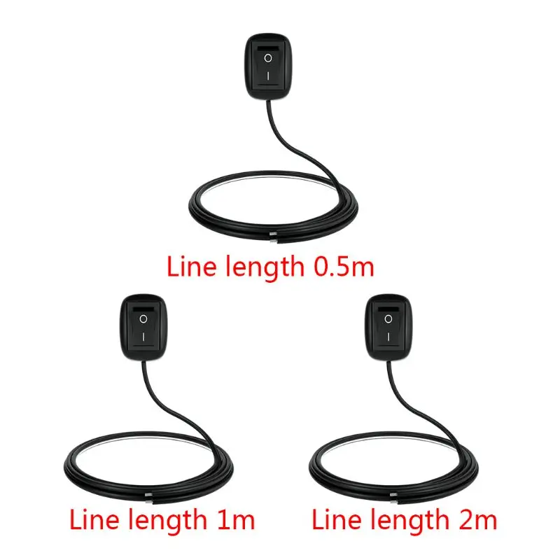 

2021 New DC 12V Car Switch Paste Type Toggle Switch with Cable for Fog Ring Drive Lights