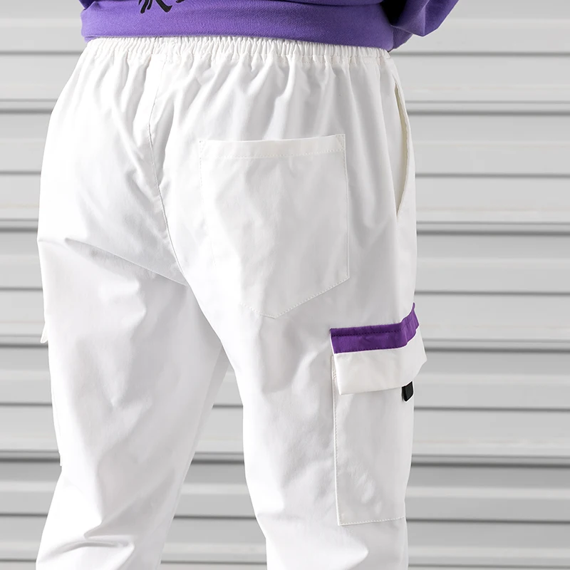 

New Style Casual Mens Pants Large Size Loose Ankle Length Overalls Men Slim Hot Sale Pants Men Big Size M-4XL Ropa Interior Pink