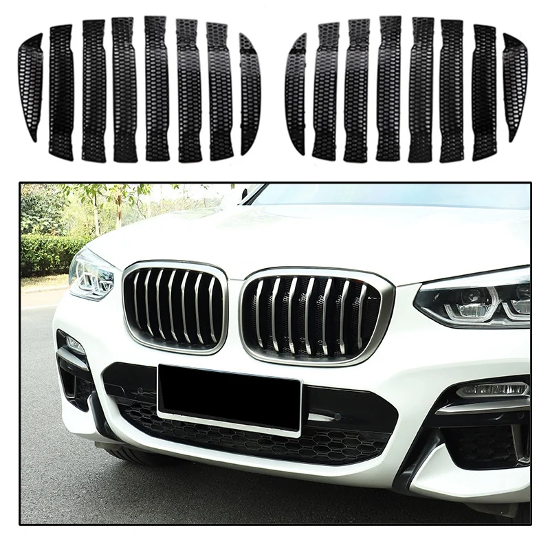AP68 Car передняя решетка вставка сетка от насекомых отделкой в наличии для BMW X3 2018 2019