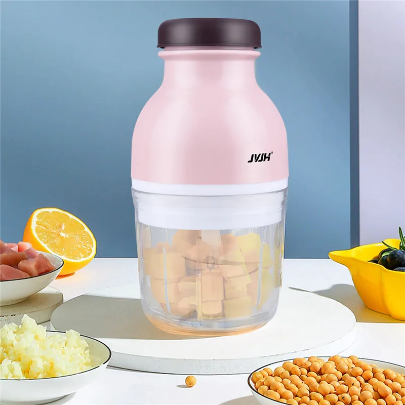 

JVJH Vegetable Chopper Meat Mincer Grinder Vegetables Nuts Baby Food Processor Fruits Mincing Machine Kitchen Garlic Onion Mixer