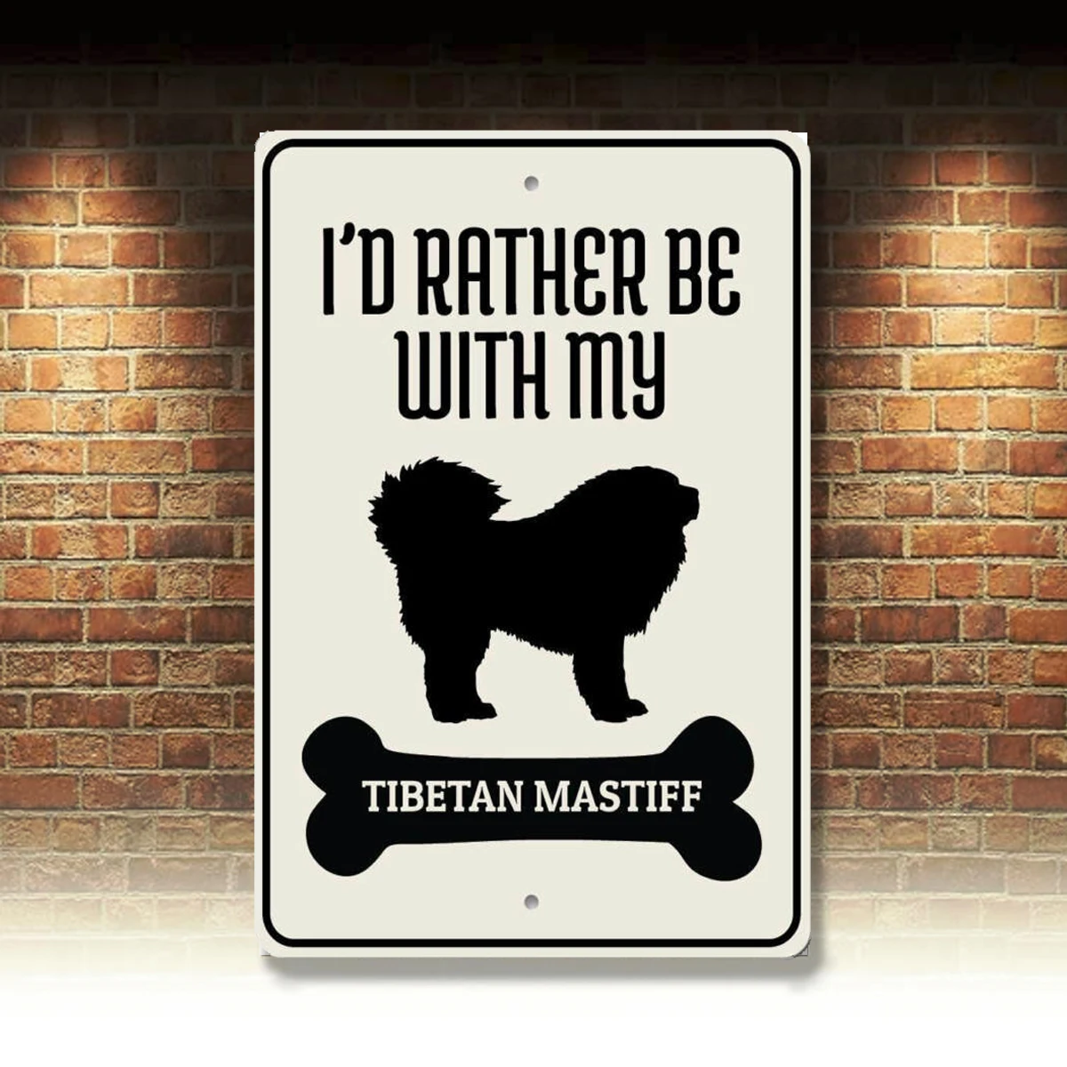 Тибетский знак мастифф тибетский подарок Декор | Дом и сад