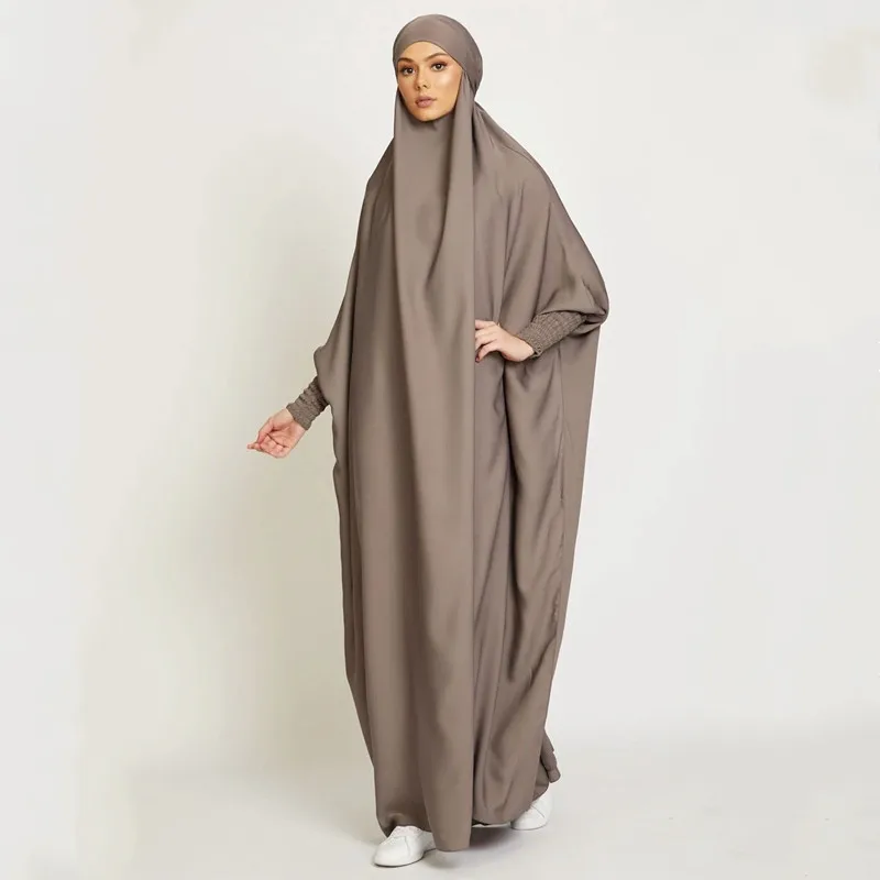 Молитвенная одежда Рамадан ИД абайя Дубай мусульманское платье длинное химар хиджаб абайя для женщин турецкий цзилбаб ислам Niqab Djellaba Burka