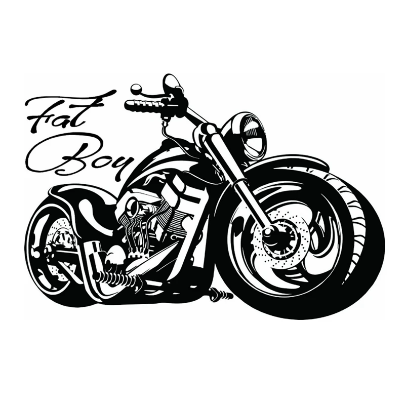 

Heavy Motorcycle Racing Sticker Vehicle Decal Posters Vinyl Wall Decals Classical Autobike Pegatina Decor Mural Sticker