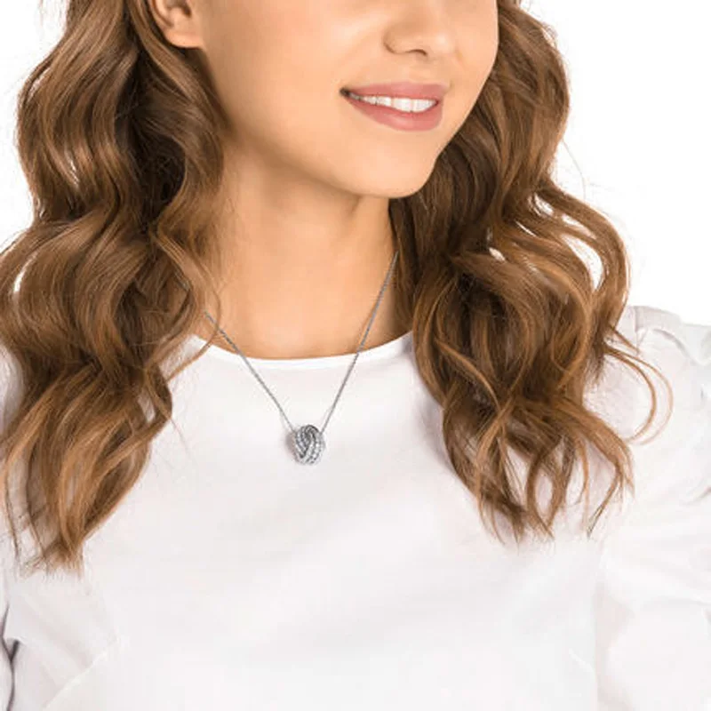 PANDOO модное очаровательное Оригинальное 1:1 из стерлингового серебра повседневное