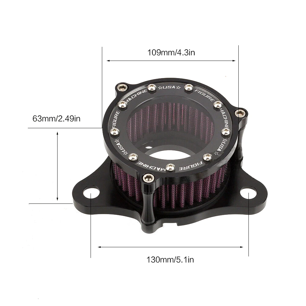 Воздушный фильтр для мотоцикла комплект воздухоочистителя с ЧПУ Harley Sportster XL 883