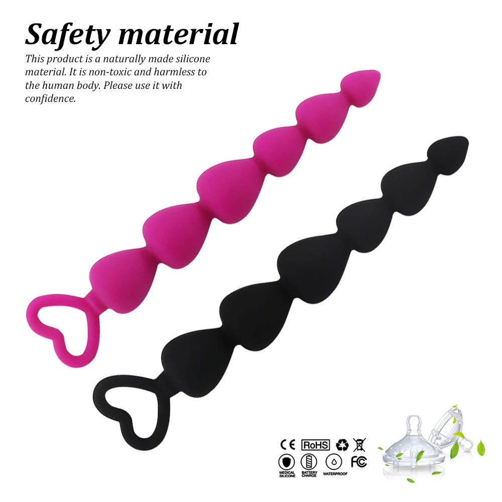 EXVOID Задний Пробок для Новичков Эротические Игрушки Длинные Анальный Секс Пары Бусины Магазин Простаты Массажер Силикон.