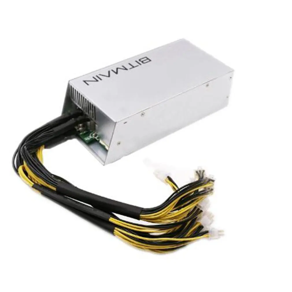 Блок питания 1200 Вт для ПК блок майнинга ATX APW3 1600 Antminer BTC Miner S7 S9 L3 A6 A7 ++ | Компьютеры и