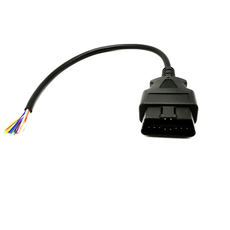 Для ELM327 Мужской кабель OBD2 16Pin штекер разъем удлинитель OBD OBDII EOBD ODB2 16 Pin 2 адаптер