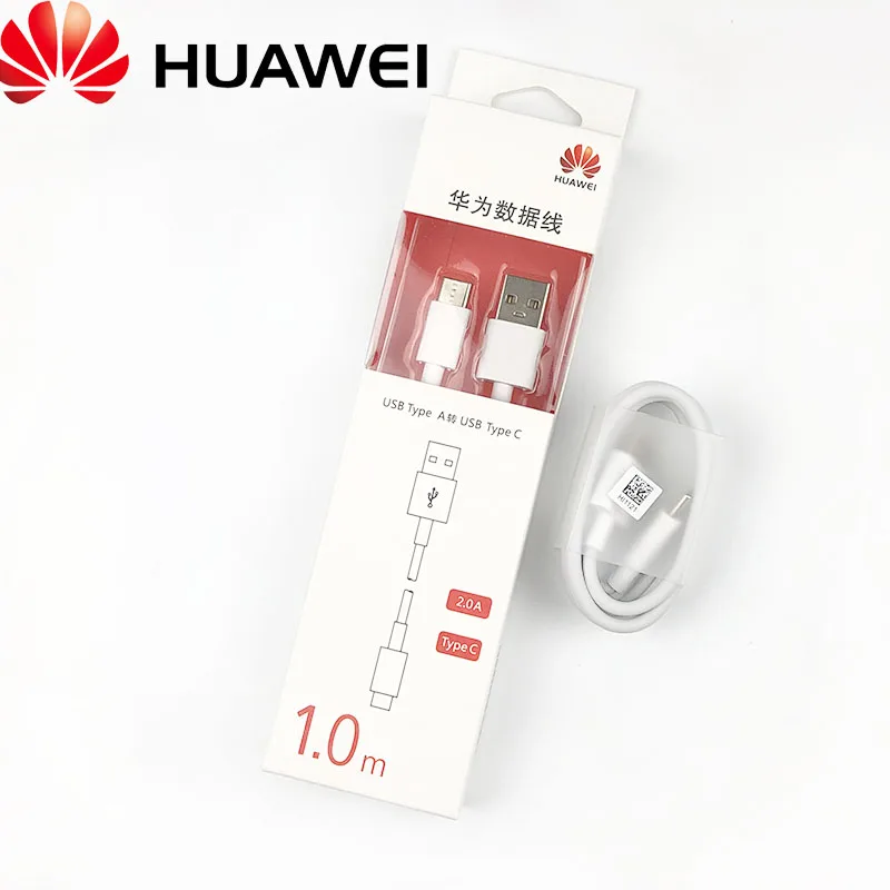 Оригинальный кабель Huawei 2 А для быстрой зарядки USB Micro / Type C p20 lite p9 nova 2i honor 8 g9 v9 Psmart