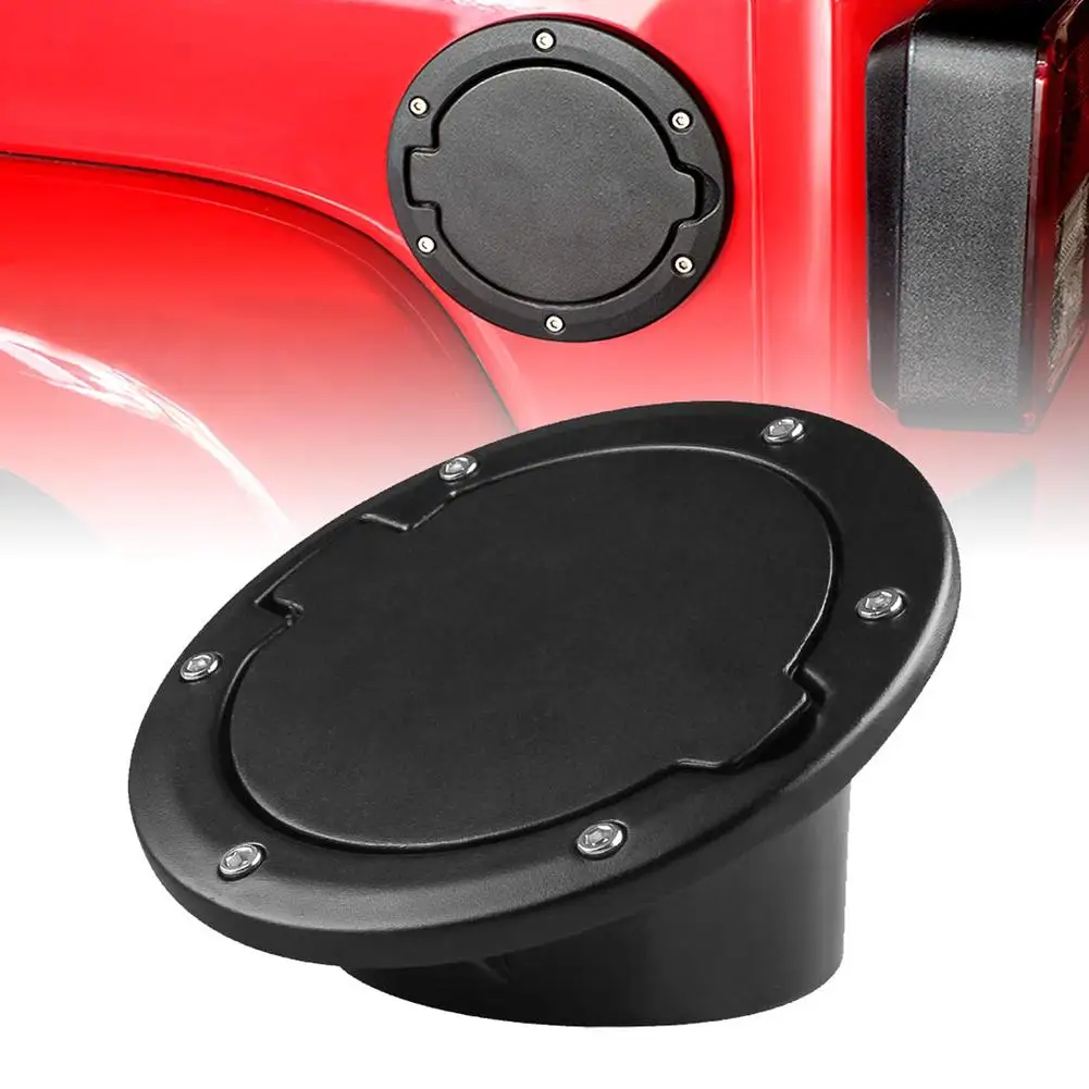 Крышки для бака алюминиевые 2007 2017 Jeep Wrangler JK Автомобильная крышка бензобака