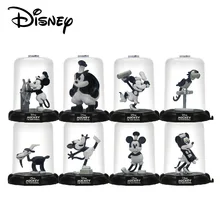 Disney Minnie Mickey Mouse 90th Anniversary Anime Action Figure Decoration Collection Model Dolls Random 1 Piece Blind Box Toys