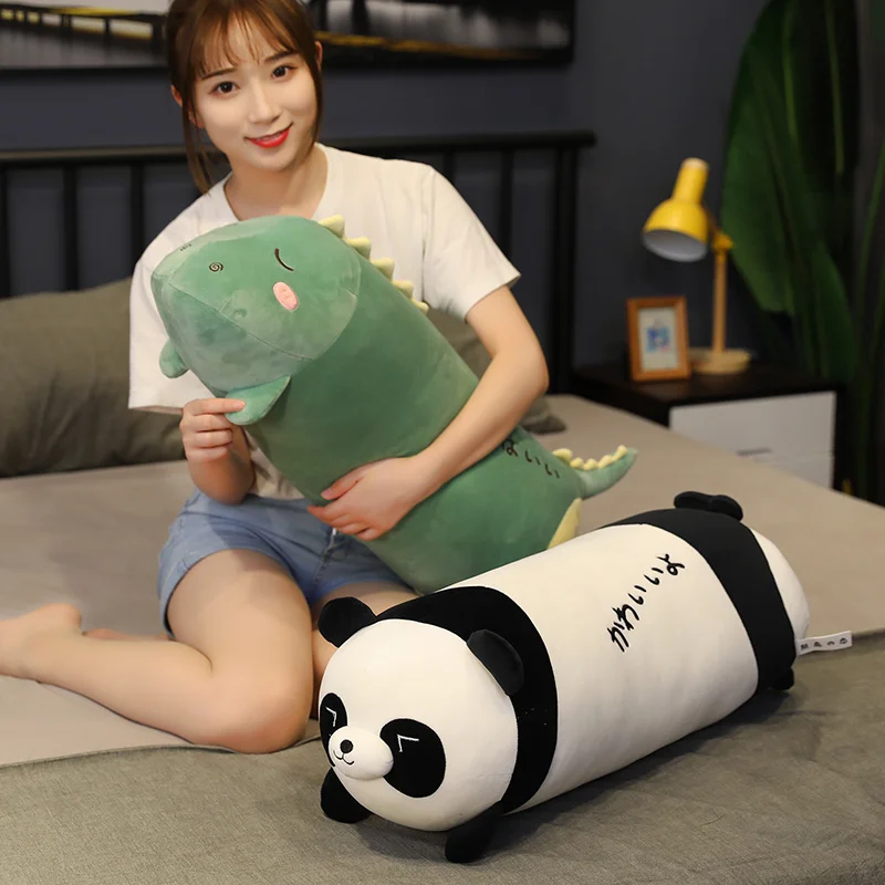 70 см Милая панда Пингвин динозавр плюшевая игрушка мягкая подушка Сиба ину