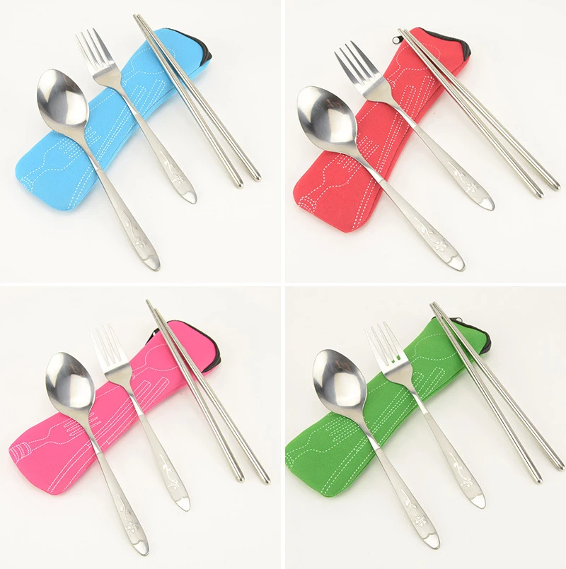 Комплект столовых приборов из нержавеющей стали 3 шт./компл.|Столовые сервизы| |