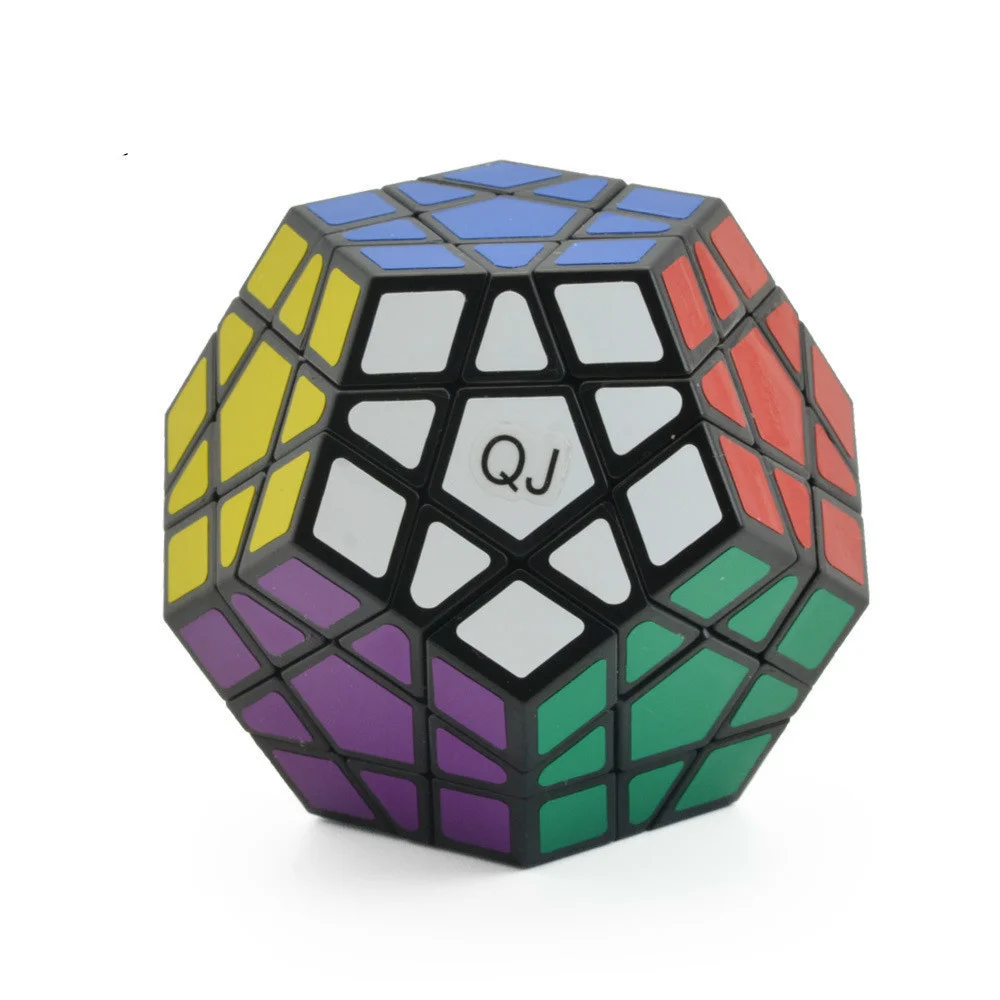 

3-й заказ Megaminx волшебный куб 12 Сторон без наклеек Dodecahedron скоростные кубики для мозга Твист Головоломка игрушки нео куб магия
