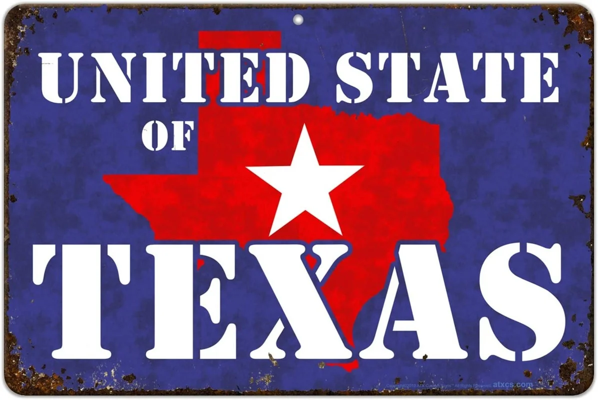

ATX индивидуальные знаки-Забавный Техасский жестяной знак для наружного или внутреннего декора, США Техасский настенный знак 8x12 дюймов