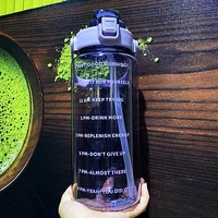 2l portable outdoor fitness sports bottle kettle large capacity portable climbing bicycle water bottles free gym space cups