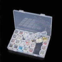 diamond painting tool kit 28 slot plastic storage box bead storage box manager tool kit diamond painting tool