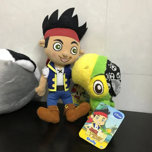 Джейк и пираты neverland skully bird плюшевая игрушка набор из 2|Мягкие игрушки животные| |