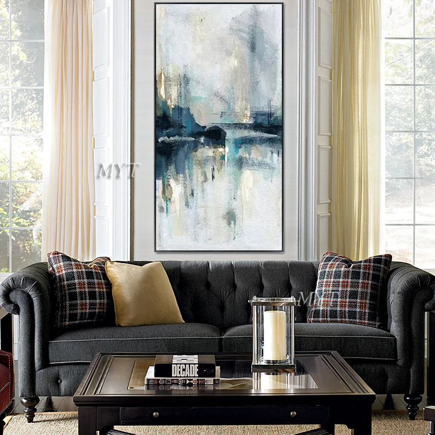 

Wall Art For Room Unframe Oil Painting On Canvas Handpainted Paintings Wall Art Home Decor Picture Modern 100% Handpainted